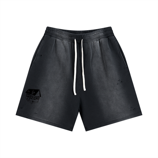 Bando Sun Fade Distressed Shorts