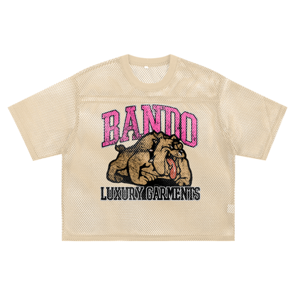 Bando See-through Boxy Net T-Shirt