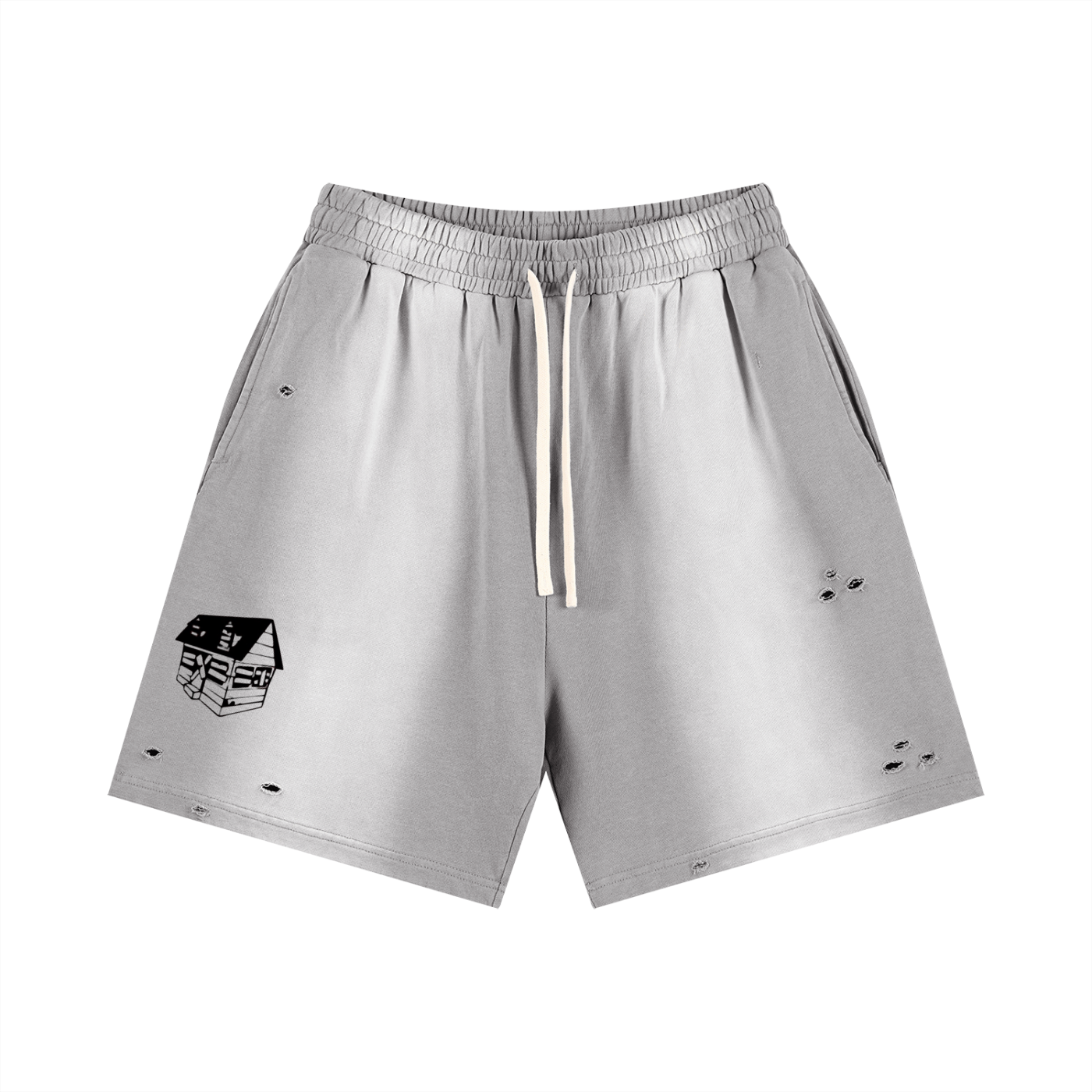 Bando Sun Fade Distressed Shorts