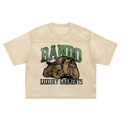 Bando See-through Boxy Net T-Shirt