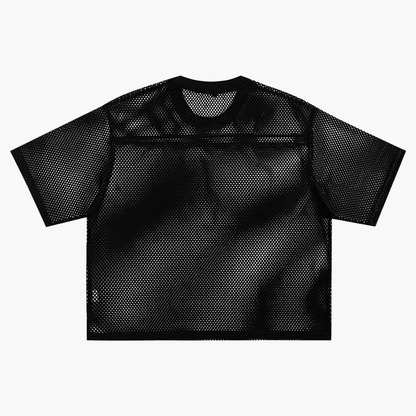 Bando See-through Boxy Net T-Shirt