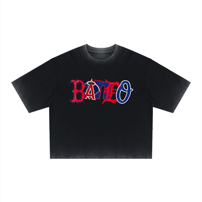 Bando Patchwork Reverse Dyed Boxy T-Shirt