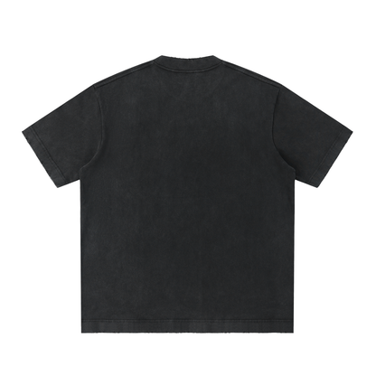Vintage Washed Frayed Bando Summer Season T-Shirt