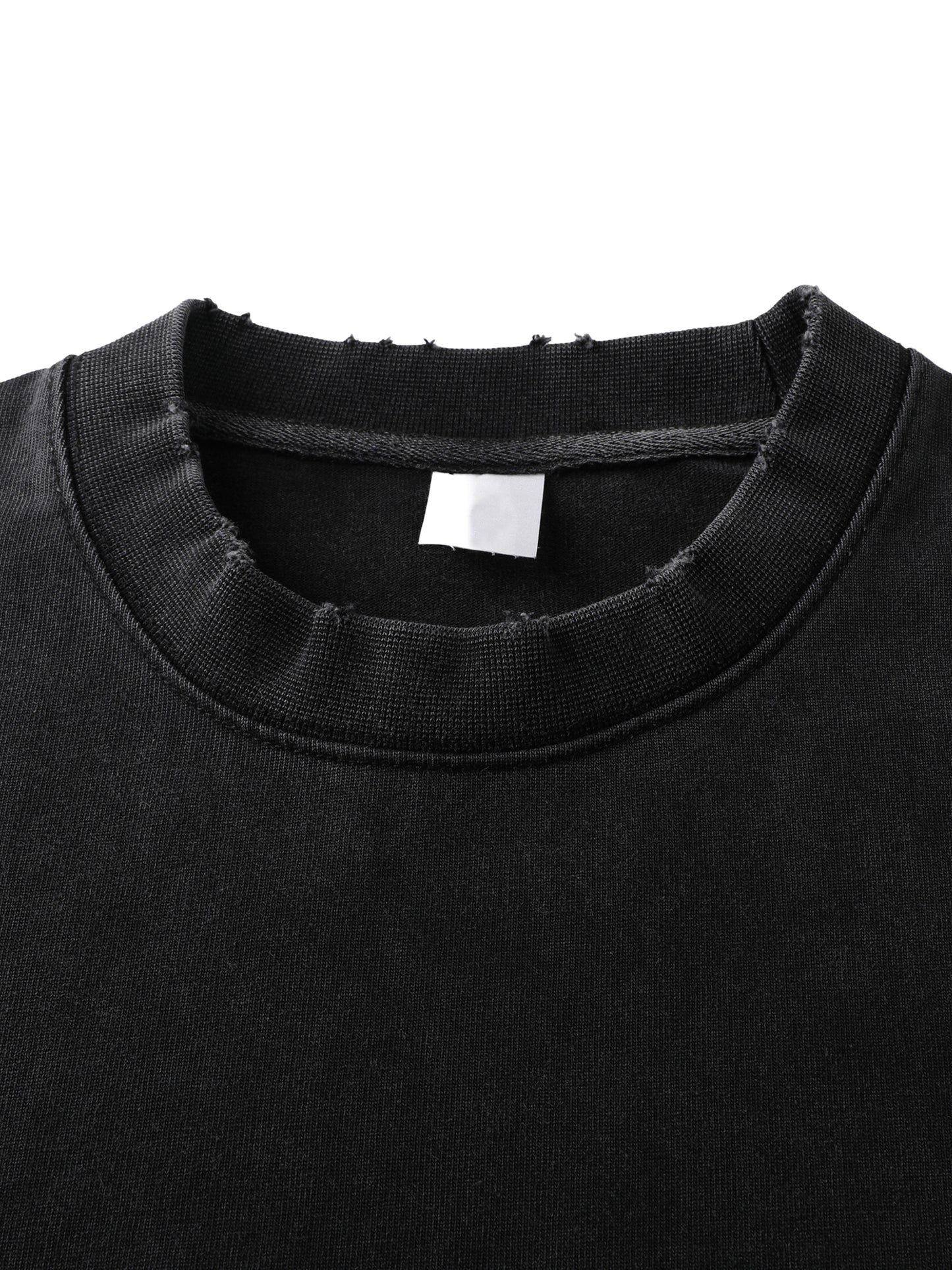 Vintage Washed Frayed Bando Summer Season T-Shirt