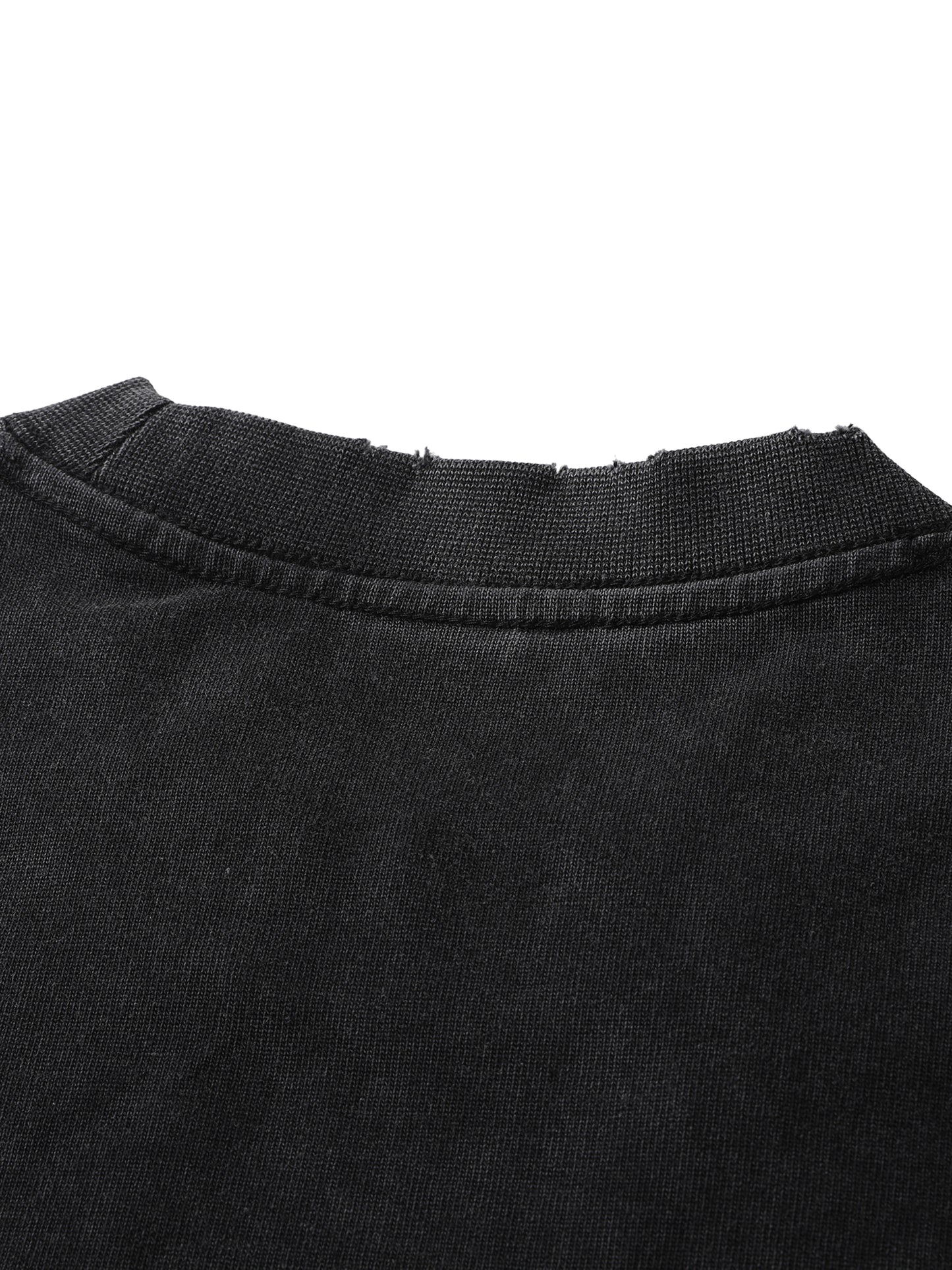 Vintage Washed Frayed Bando Summer Season T-Shirt